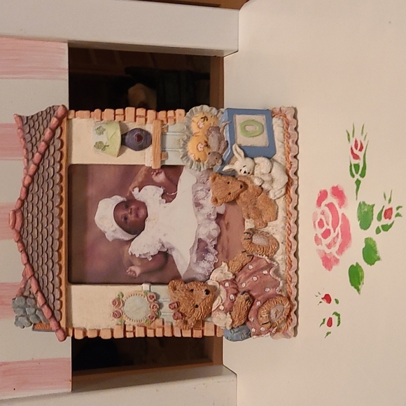 Embellished 3D Resin Bear Rabbit & Friends Photo Frame Child Decor - Picture 1 of 9